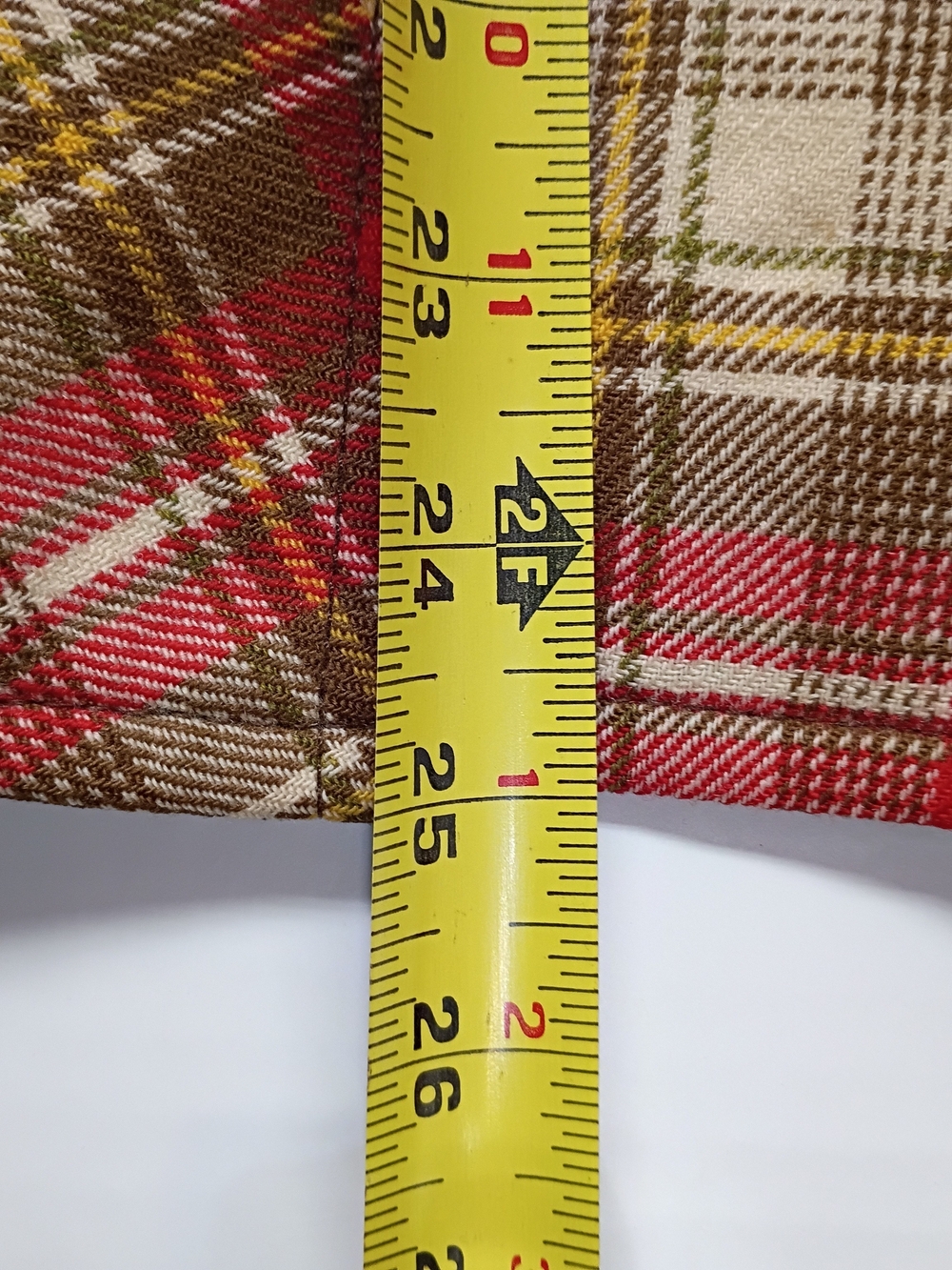 50's Pendleton Red Plaid Belted Wool Blazer - Picture 8 of 8